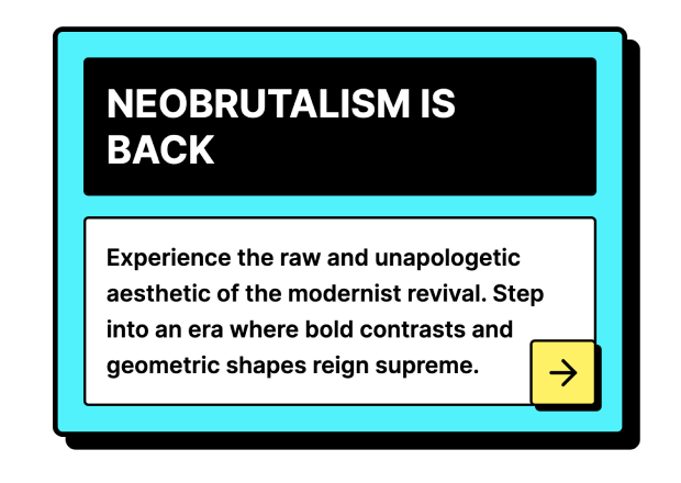 Neobrutalism is back